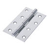 TIMCO Uncranked Butt Hinges (5050) Steel Silver - 100 x 58 Thumbnail