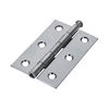 TIMCO Butt Hinges Loose Pin (1840) Steel Polished Chrome - 75 x 50 Thumbnail