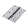 TIMCO Butt Hinges Fixed Pin (1838) Steel Polished Chrome - 75 x 50 Thumbnail