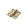 TIMCO Butt Hinges Fixed Pin (1838) Steel Electro Brass - 25 x 25 Thumbnail