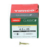 TIMCO Classic Multi-Purpose Countersunk Gold Woodscrews - 4.5 x 25 Thumbnail