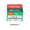 TIMCO C2 Strong-Fix Multi-Purpose Premium Countersunk Gold Woodscrews - 4.5 x 40 Thumbnail