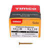 TIMCO Solo Countersunk Gold Woodscrews - 4.5 x 40 Thumbnail