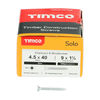 TIMCO Solo Countersunk Silver Woodscrews - 4.5 x 40 Thumbnail