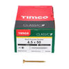 TIMCO Classic Multi-Purpose Countersunk Gold Woodscrews - 4.5 x 50 Thumbnail