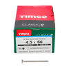 TIMCO Classic Multi-Purpose Countersunk A2 Stainless Steel Woodscrews - 4.5 x 60 Thumbnail