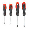 TIMCO Screwdriver Set, Slotted and Phillips Screwdrivers with Magnetic Tips, Ergonomic Anti-Slip Handles - 4 Pieces Thumbnail