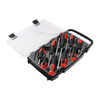 TIMCO Screwdriver Set, Slotted and Phillips Screwdrivers with Magnetic Tips, Ergonomic Anti-Slip Handles in a Hard Carry Case - 9 Pieces Thumbnail