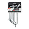 TIMCO Double Ring Spanner Set - Metric Drop Forged Chrome Vanadium, 6mm to 22mm - 8 Pieces Thumbnail