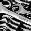 TIMCO Combination Spanner Set - Metric Drop Forged Chrome Vanadium, 6mm to 32mm - 25 Pieces Thumbnail