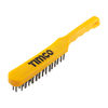 TIMCO Plastic Handle Wire Brush - 4 Rows Thumbnail