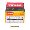 TIMCO Solo Countersunk Gold Woodscrews - 5.0 x 40 Thumbnail