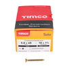 TIMCO Solo Countersunk Gold Woodscrews - 5.0 x 45 Thumbnail