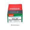 TIMCO Classic Multi-Purpose Countersunk A4 Stainless Steel Woodscrews - 5.0 x 50 Thumbnail