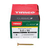 TIMCO Classic Multi-Purpose Countersunk Gold Woodscrews - 5.0 x 50 Thumbnail