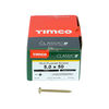 TIMCO Classic Multi-Purpose Pan Head Gold Woodscrews - 5.0 x 50 Thumbnail