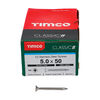 TIMCO Classic Multi-Purpose Countersunk A2 Stainless Steel Woodscrews - 5.0 x 50 Thumbnail