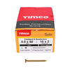 TIMCO Solo Countersunk Gold Woodscrews - 5.0 x 50 Thumbnail