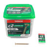 TIMCO C2 Strong-Fix Multi-Purpose Premium Countersunk Gold Woodscrews - 5.0 x 60 Thumbnail