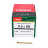 TIMCO Classic Multi-Purpose Countersunk Gold Woodscrews - 5.0 x 60 Thumbnail