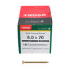 TIMCO Classic Multi-Purpose Countersunk Gold Woodscrews - 5.0 x 70 Thumbnail