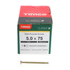 TIMCO Classic Multi-Purpose Countersunk Gold Woodscrews - 5.0 x 75 Thumbnail