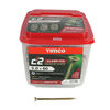 TIMCO C2 Clamp-Fix Multi-Purpose Premium Countersunk Gold Woodscrews - 5.0 x 80 Thumbnail