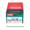 TIMCO Classic Multi-Purpose Countersunk A2 Stainless Steel Woodscrews - 5.0 x 90 Thumbnail