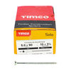 TIMCO Solo Countersunk Silver Woodscrews - 5.0 x 90 Thumbnail