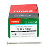 TIMCO Classic Multi-Purpose Countersunk A4 Stainless Steel Woodscrews - 5.0 x 100 Thumbnail