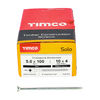 TIMCO Solo Countersunk Silver Woodscrews - 5.0 x 100 Thumbnail