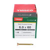 TIMCO Classic Multi-Purpose Countersunk Gold Woodscrews - 6.0 x 60 Thumbnail