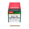 TIMCO Classic Multi-Purpose Countersunk Gold Woodscrews - 6.0 x 70 Thumbnail