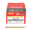 TIMCO C2 Clamp-Fix Multi-Purpose Premium Countersunk Gold Woodscrews - 6.0 x 90 Thumbnail