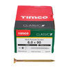 TIMCO Classic Multi-Purpose Countersunk Gold Woodscrews - 6.0 x 90 Thumbnail