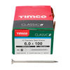 TIMCO Classic Multi-Purpose Countersunk A2 Stainless Steel Woodscrews - 6.0 x 100 Thumbnail