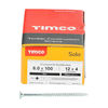 TIMCO Solo Countersunk Silver Woodscrews - 6.0 x 100 Thumbnail