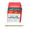 TIMCO C2 Strong-Fix Multi-Purpose Premium Countersunk Gold Woodscrews - 6.0 x 120 Thumbnail