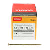 TIMCO Solo Countersunk Gold Woodscrews - 6.0 x 120 Thumbnail