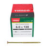 TIMCO Classic Multi-Purpose Countersunk Gold Woodscrews - 6.0 x 130 Thumbnail