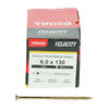 TIMCO Velocity Premium Multi-Use Countersunk Gold Woodscrews - 6.0 x 130 Thumbnail