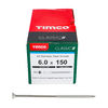 TIMCO Classic Multi-Purpose Countersunk A2 Stainless Steel Woodscrews - 6.0 x 150 Thumbnail