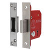 TIMCO 5 Lever British Standard Deadlock Stainless Steel Satin - 66mm Thumbnail