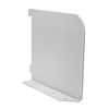 TIMCO Twin Slot Shelf End White - 150mm Thumbnail