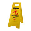 TIMCO Danger Hazardous Area A-Frame Safety Sign  - 610 x 300 x 30 Thumbnail