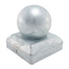 TIMCO Ball Fence Post Cap Zinc - 100mm Thumbnail