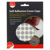 TIMCO Self-Adhesive Screw Cover Caps Aluminium - 13mm Thumbnail