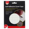 TIMCO Self-Adhesive Screw Cover Caps White Gloss - 13mm Thumbnail