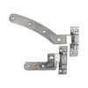 TIMCO Curved Rail Hinge Set Left Hand Hot Dipped Galvanised - 300mm Thumbnail