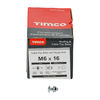 TIMCO Cable Tray Bolts & Flange Nuts Silver - M6 x 16 Thumbnail